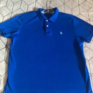 Mens US Polo Assn Shirt - Royal Blue - L